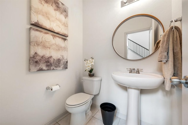 1116 La Conterra Blvd, Georgetown, TX 78626 - bathroom with toilet and tile patterned floors