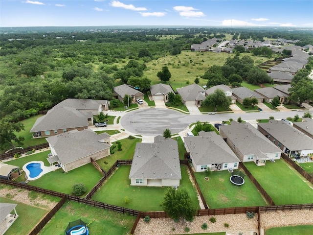 2533 Buffalo Ford Ct, Georgetown, TX 78628 - aerial view of property's location featuring nearby suburban area and a forest