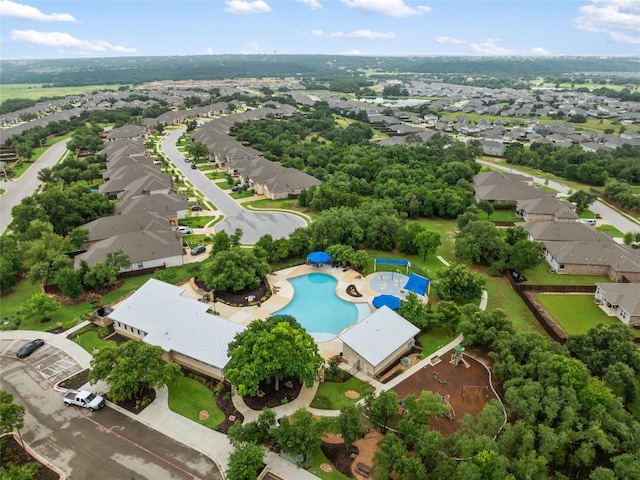2533 Buffalo Ford Ct, Georgetown, TX 78628 - aerial view of property's location featuring nearby suburban area