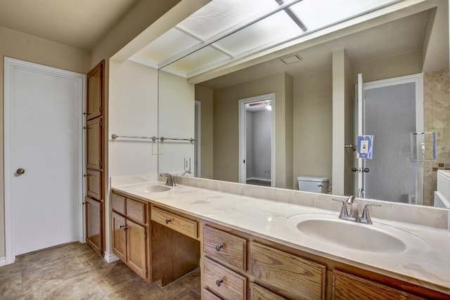 8200 Neely Dr Unit 116, Austin, TX 78759 - bathroom featuring double vanity and a shower