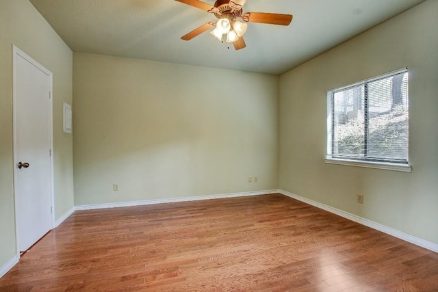 8200 Neely Dr Unit 116, Austin, TX 78759 - unfurnished room featuring wood finished floors and ceiling fan