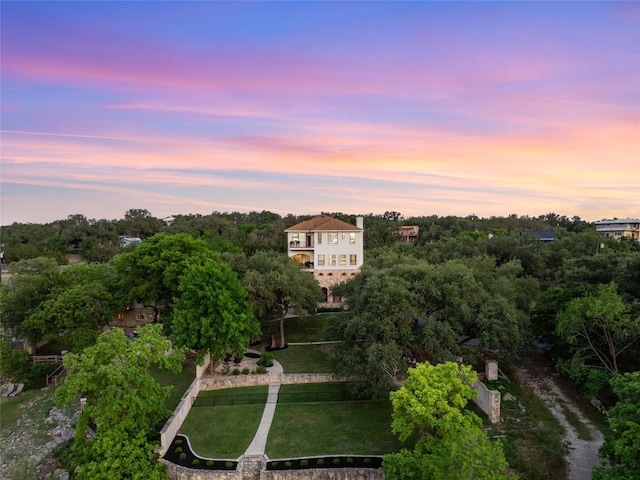 1404 Hurst Creek Rd, Austin, TX 78734 - aerial view of property's location