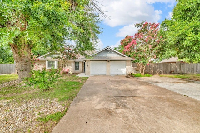 3705 Peach Vista Dr, Pflugerville, TX 78660 - ranch-style home with a garage and concrete driveway