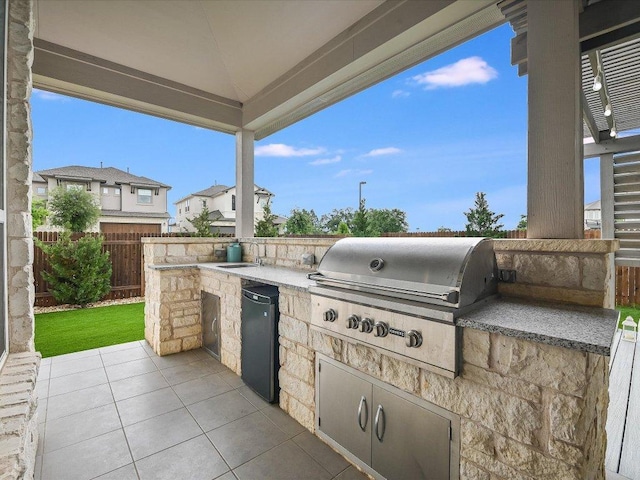 6701 Denia Dr, Austin, TX 78739 - view of patio / terrace featuring area for grilling and a sink