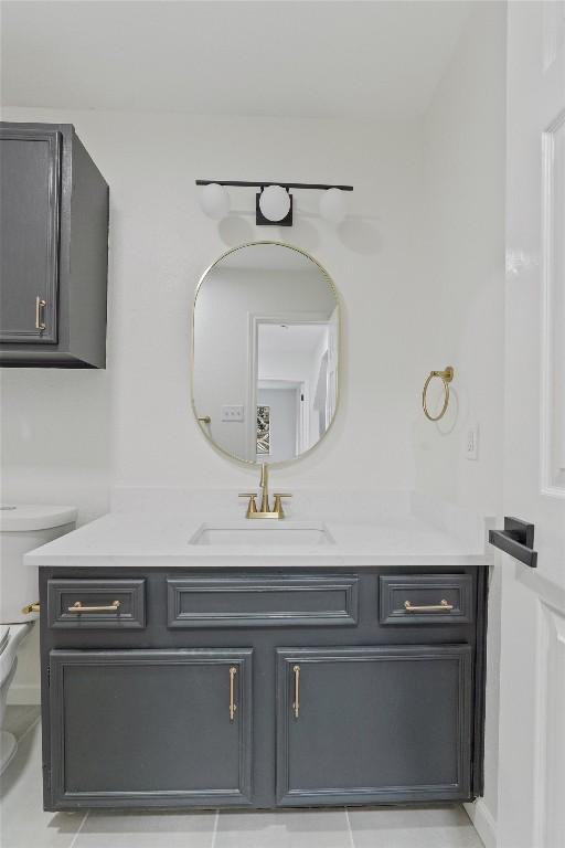 7401 Whistlestop Dr, Austin, TX 78749 - bathroom with toilet and vanity