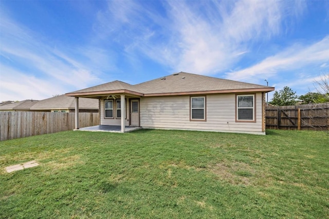 4019 Brookhaven Dr, Temple, TX 76504 - rear view of property with a patio and a fenced backyard