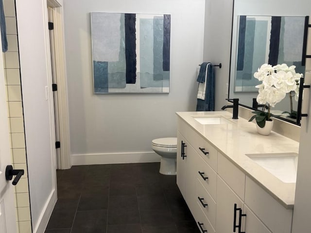 3101 Govalle Ave Unit 103, Austin, TX 78702 - full bath with double vanity and tile patterned flooring