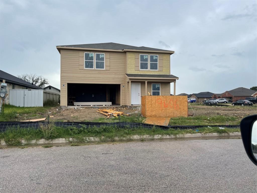 9606 Zayden Dr, Killeen, TX 76542 - view of front of home featuring an attached garage and driveway
