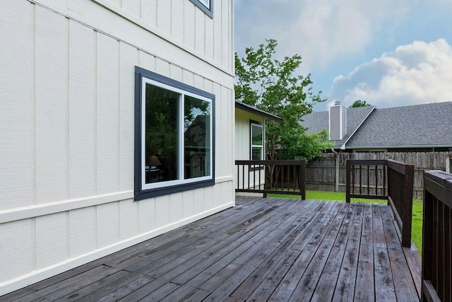 1402 Monica St, Austin, TX 78758 - view of wooden terrace