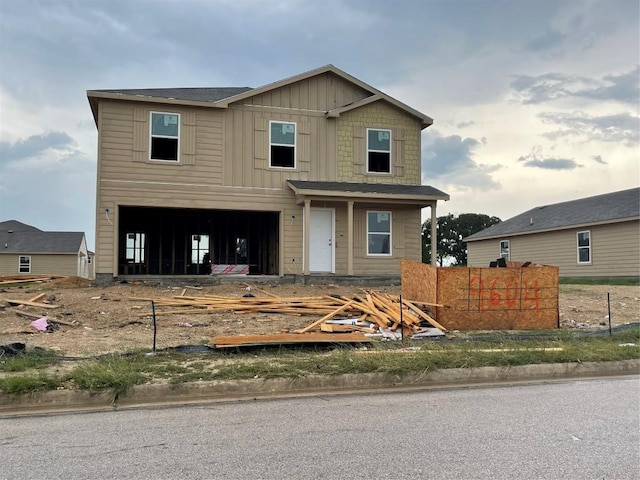 9604 Cullen Dr, Killeen, TX 76542 - view of front of house featuring board and batten siding and a garage