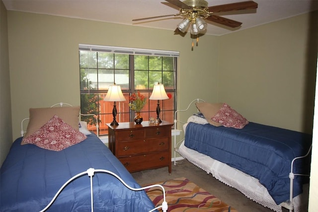 201 E Noton St Unit 105, Pflugerville, TX 78660 - carpeted bedroom featuring ceiling fan
