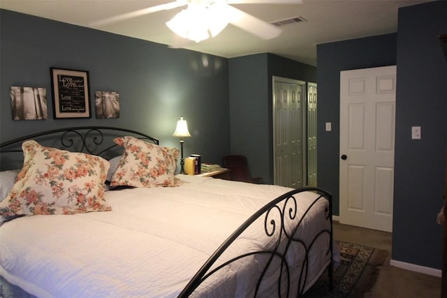 201 E Noton St Unit 105, Pflugerville, TX 78660 - bedroom featuring a closet and ceiling fan