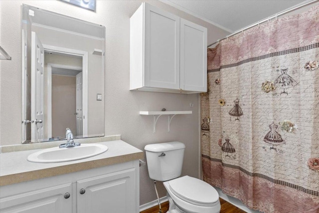111 Lazy Trail Ct, Liberty Hill, TX 78642 - bathroom featuring vanity and a shower with shower curtain