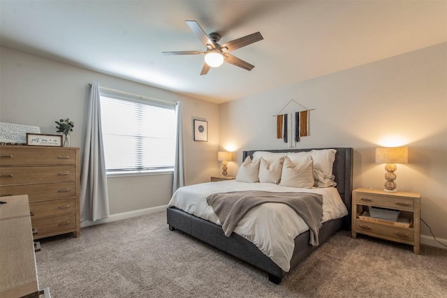 9213 Margaret Jewel Ln, Austin, TX 78748 - carpeted bedroom with baseboards and a ceiling fan