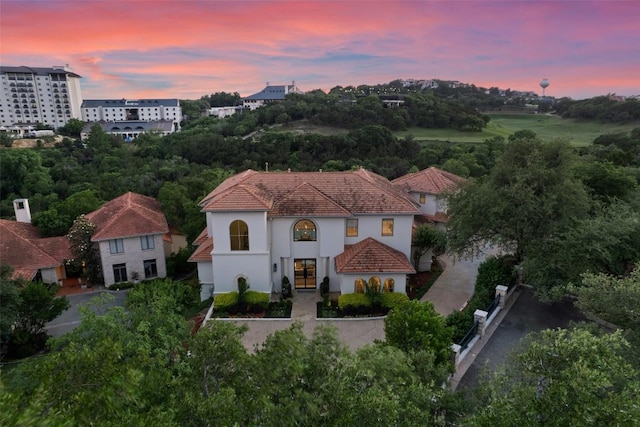 1508 Mesa Ridge Ln, Austin, TX 78735 - view from above of property