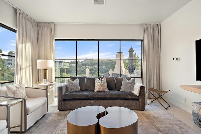 1508 Mesa Ridge Ln, Austin, TX 78735 - living area featuring healthy amount of natural light and tile patterned flooring