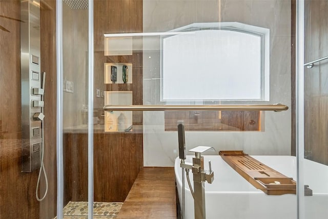 2817 Barefoot Ln, Round Rock, TX 78665 - full bathroom featuring walk in shower