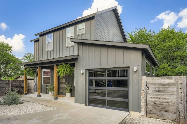 7311 Providence Ave Unit B, Austin, TX 78752 - view of front of house featuring board and batten siding