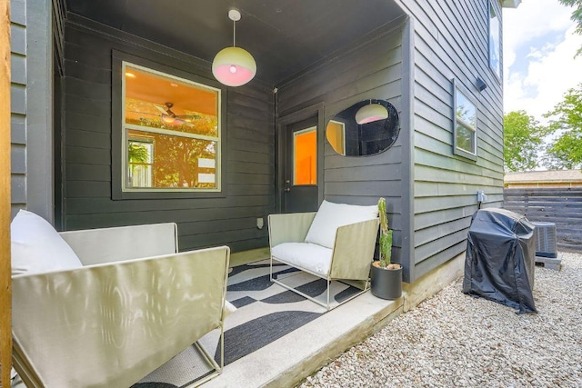 7311 Providence Ave Unit B, Austin, TX 78752 - view of patio featuring a grill