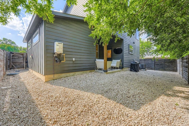 7311 Providence Ave Unit B, Austin, TX 78752 - view of home's exterior featuring a fenced backyard