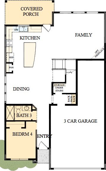 1436 Venus Cir, Round Rock, TX 78664 - view of property floor plan