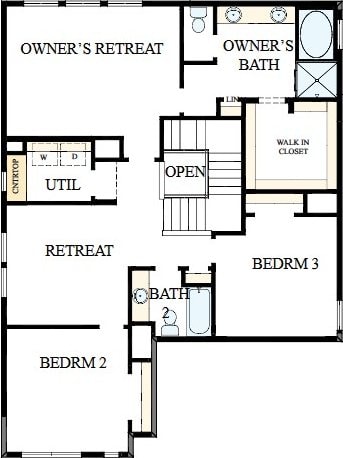 1436 Venus Cir, Round Rock, TX 78664 - view of home floor plan