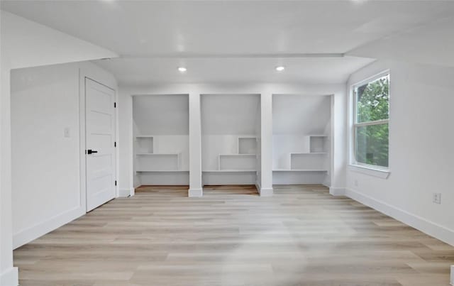 7613 Providence Ave Unit 1, Austin, TX 78752 - unfurnished bedroom with recessed lighting and light wood-style floors