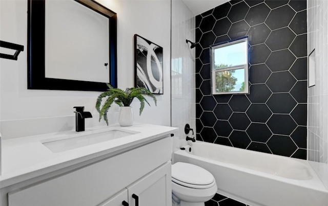 7613 Providence Ave Unit 1, Austin, TX 78752 - bathroom featuring vanity and shower / bath combination