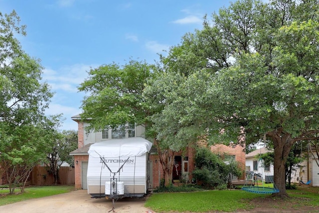 1306 River Oak Dr, Leander, TX 78641 - view of yard featuring a garage