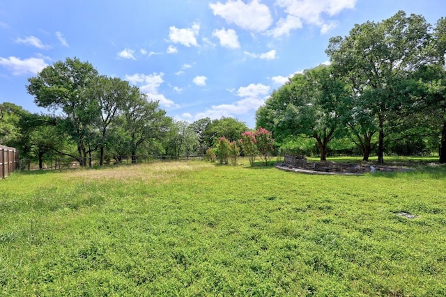1001 S Gabriel Dr, Leander, TX 78641 - view of yard with view of wooded area