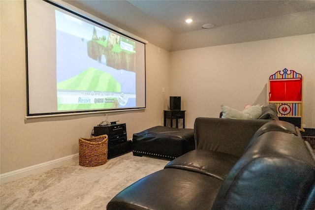 2616 Pine Branch Rd, Leander, TX 78641 - carpeted cinema room featuring baseboards