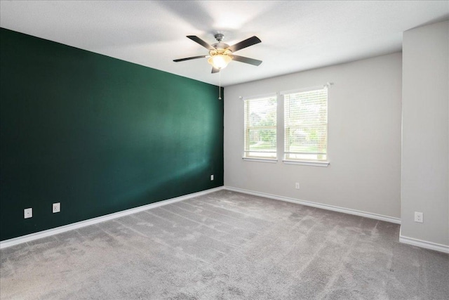 1629 W Broade St, Leander, TX 78641 - empty room featuring a ceiling fan and carpet flooring
