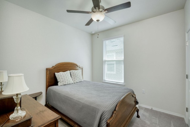 502 Saratoga Ln, Georgetown, TX 78633 - bedroom featuring carpet flooring and a ceiling fan