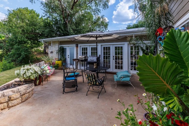 4842 W Fm 2147, Horseshoe Bay, TX 78657 - view of patio with french doors and grilling area