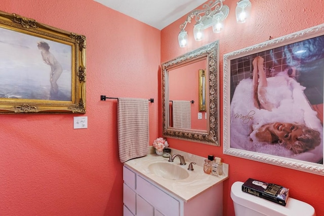 4842 W Fm 2147, Horseshoe Bay, TX 78657 - half bath with vanity and a textured wall
