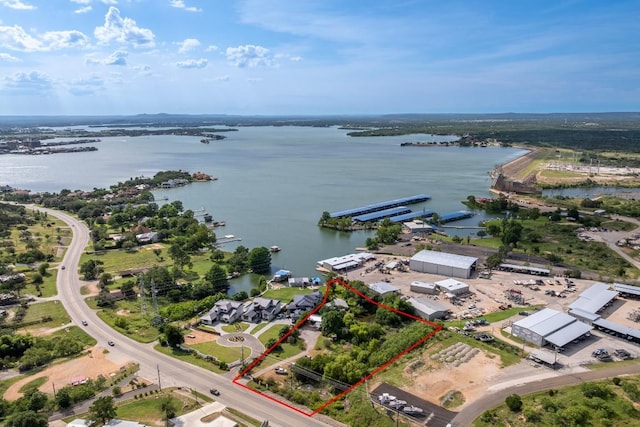 4842 W Fm 2147, Horseshoe Bay, TX 78657 - view of property location with a nearby body of water and property parcel outlined