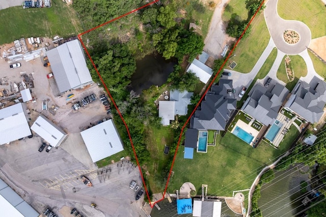 4842 W Fm 2147, Horseshoe Bay, TX 78657 - aerial view of property's location with property parcel outlined
