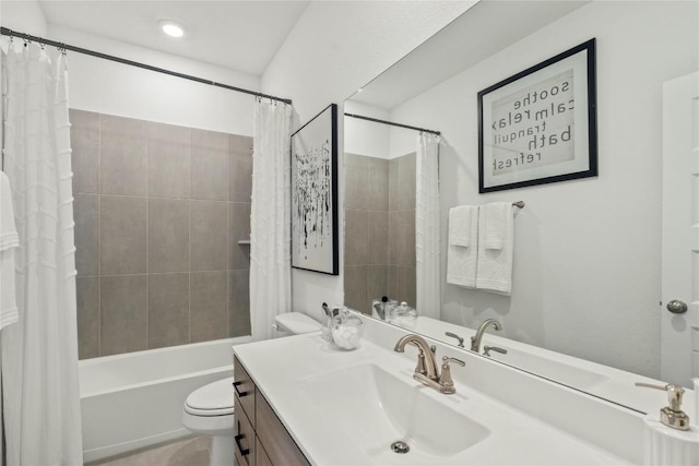 19512 Erna Dr, Pflugerville, TX 78660 - full bath featuring vanity and shower / tub combo with curtain
