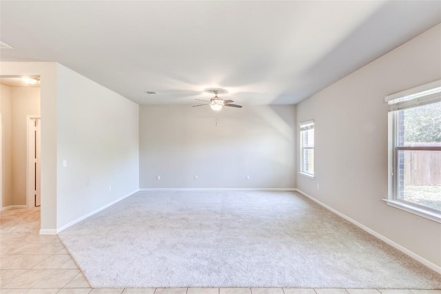 1710 Atlantica St, Cedar Park, TX 78613 - unfurnished room featuring a ceiling fan and light colored carpet