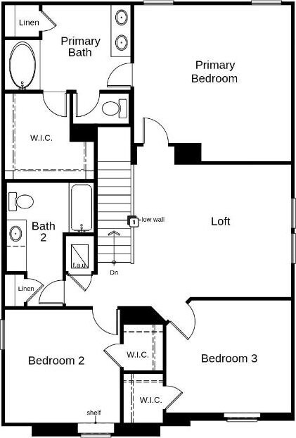 285 Feathers St, Jarrell, TX 76537 - view of floor plan / room layout