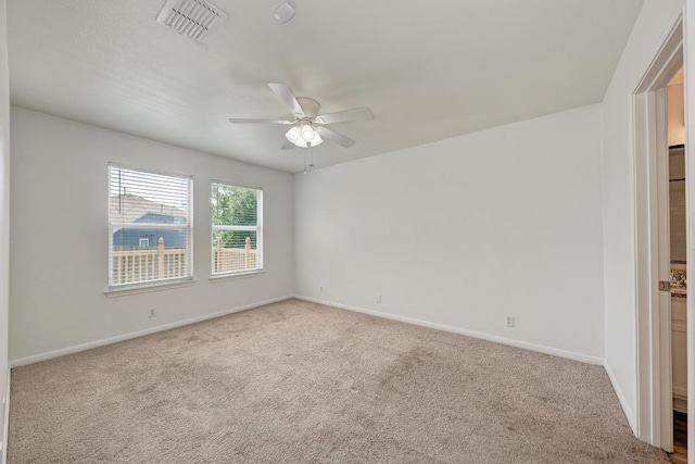 216 Cassandra Dr, Hutto, TX 78634 - carpeted spare room featuring ceiling fan and baseboards