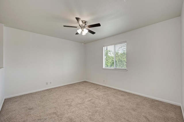 216 Cassandra Dr, Hutto, TX 78634 - carpeted spare room with a ceiling fan and baseboards
