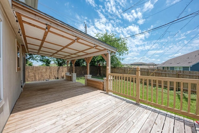 216 Cassandra Dr, Hutto, TX 78634 - wooden deck featuring a fenced backyard