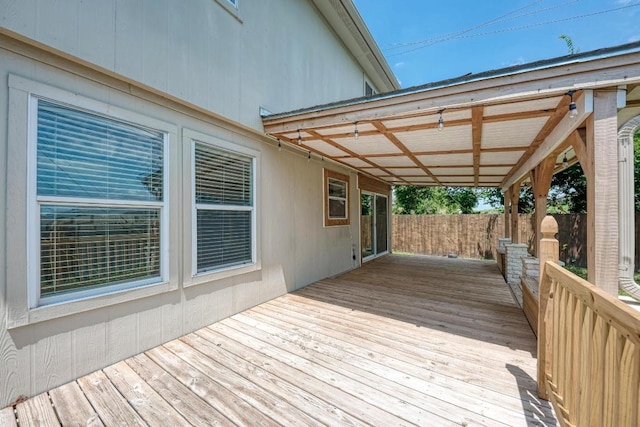 216 Cassandra Dr, Hutto, TX 78634 - view of wooden deck