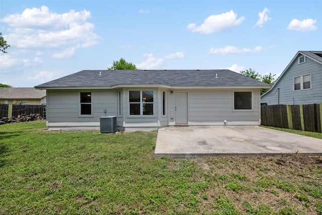 104 Live Oak Cir, Bertram, TX 78605 - rear view of house with a patio area