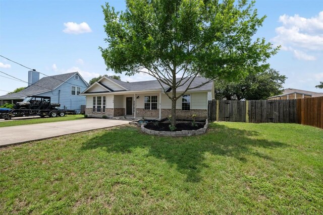 104 Live Oak Cir, Bertram, TX 78605 - view of front of home with brick siding