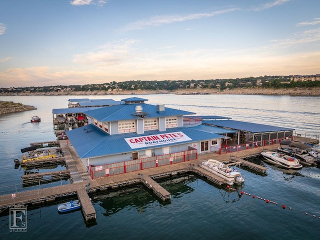 229 Comanche Ln, Point Venture, TX 78645 - dock area with a water view