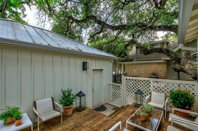 2908 Glenview Ave, Austin, TX 78703 - view of wooden deck