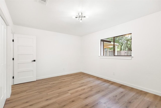 12416 Cassady Dr, Austin, TX 78727 - unfurnished room featuring light wood-style floors and baseboards
