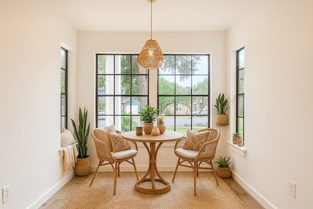 12416 Cassady Dr, Austin, TX 78727 - living area featuring light wood-type flooring and baseboards